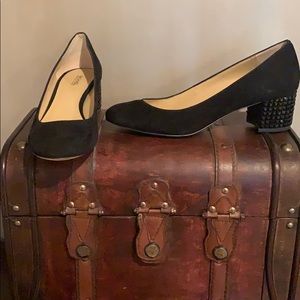 Michael Kors Black Suede Almost Flats